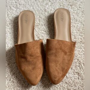 Slip on Suede Mules